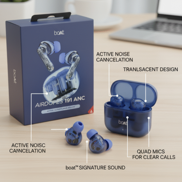 boAt Airdopes 191 ANC  earbuds