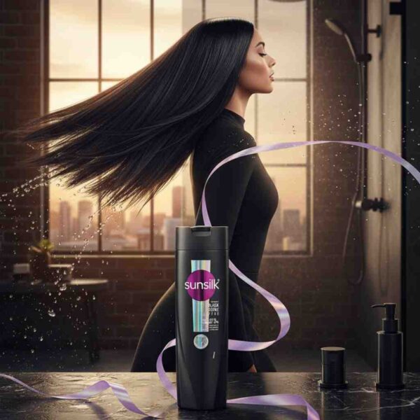 SUNSILK New-Radiant Black Shine Shampoo