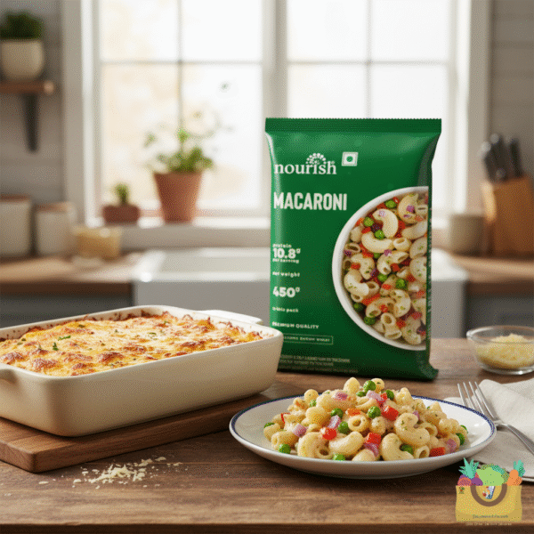 Nourish Suji (Semolina) Macaroni 450g
