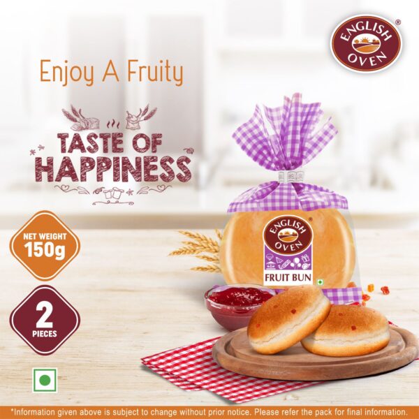 English Oven Fruit Bun 2pcs (150g)