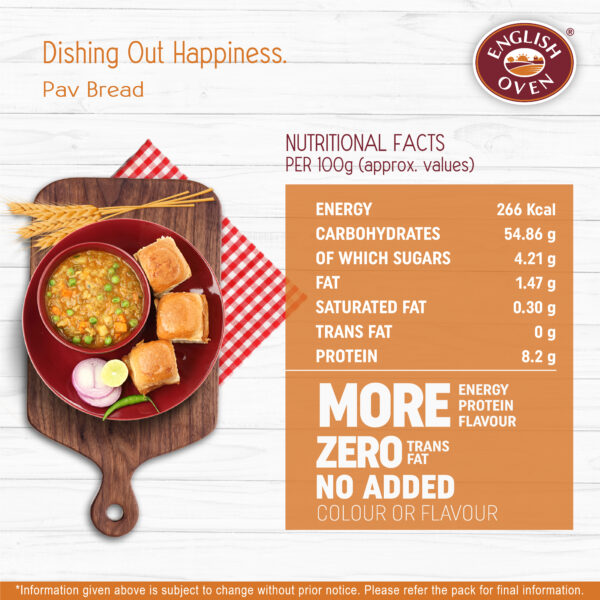 English Oven Pav Bread 12pcs