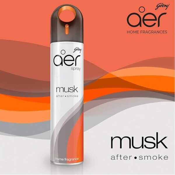 Godrej aer Spray  Room Freshener  - Musk (220 ml)