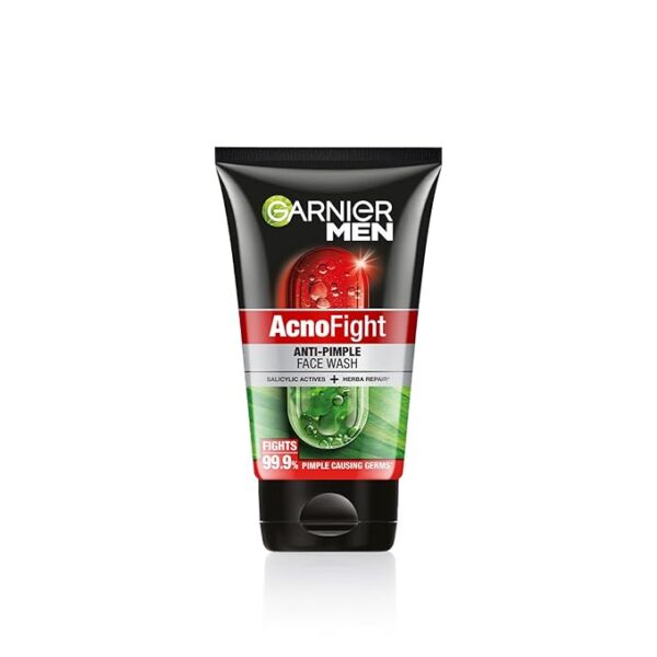 Garnier Men, AcnoFight, Anti-Pimple Face Wash, Balances Oils |100 g