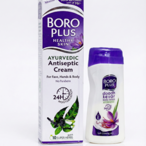 Boroplus Soft Antiseptic Cream with (80 ml) Free Doodh Kesar Body Lotion 40ml
